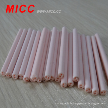 MICC blanc toutes les tailles disponibles 99% alumine céramique tiges isolant